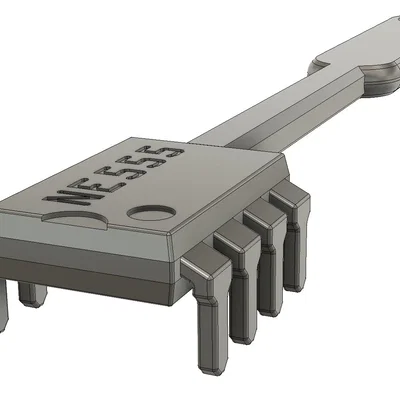 Cây gãi lưng NE555 Scratcher độc đáo cho người yêu công nghệ