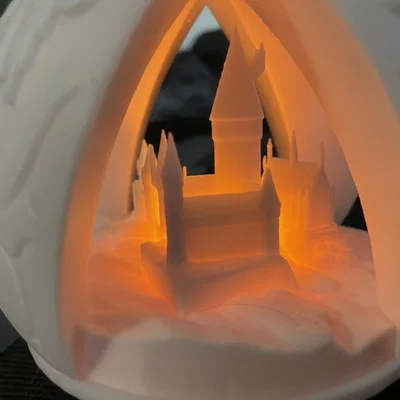 Quả Châu Noel Harry Potter Có Đèn (Beleuchtete Harry Potter Weihnachtskugel)