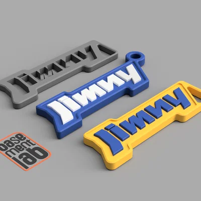 Jimny Suzuki Type J1 - J4 - Móc khóa (Key chain)