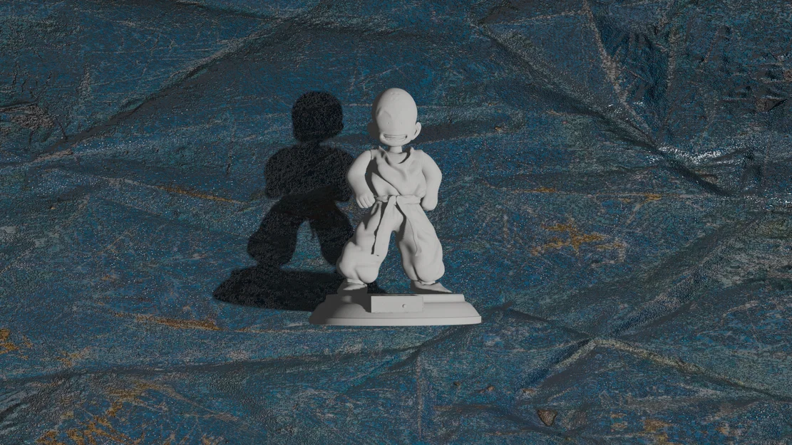 Krillin Dragon Ball Z #1 Tối ưu cho in 3D - Image 1