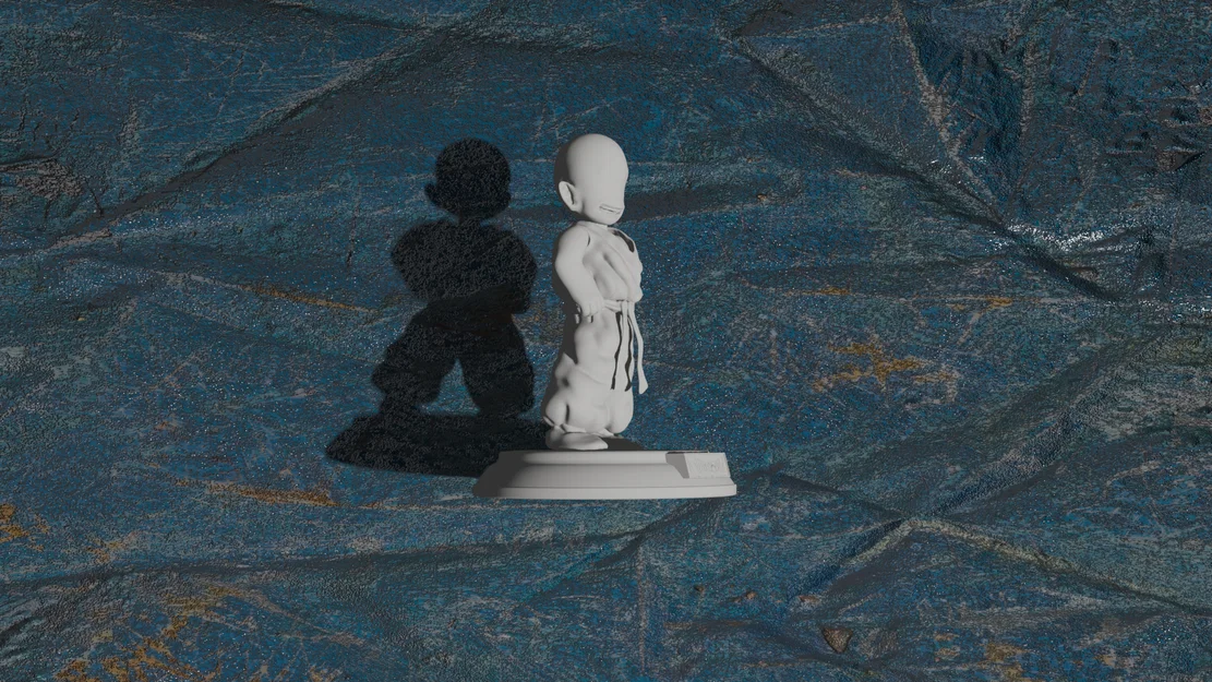 Krillin Dragon Ball Z #1 Tối ưu cho in 3D - Image 2