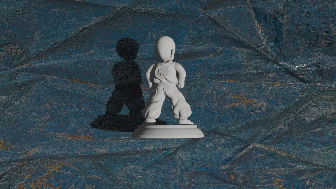 Krillin Dragon Ball Z #1 Tối ưu cho in 3D - Image 3