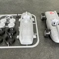 Mô hình lắp ráp xe đua Mercedes-Benz W196 Kit Card (In 3D) - Thumbnail 8