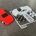 Mô hình Ferrari kit Card in 3D - Tự tay lắp ráp siêu xe mini cực chất - Thumbnail 1