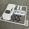 Mô hình Ferrari kit Card in 3D - Tự tay lắp ráp siêu xe mini cực chất - Thumbnail 2