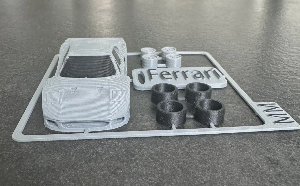 Mô hình Ferrari kit Card in 3D - Tự tay lắp ráp siêu xe mini cực chất - Image 5