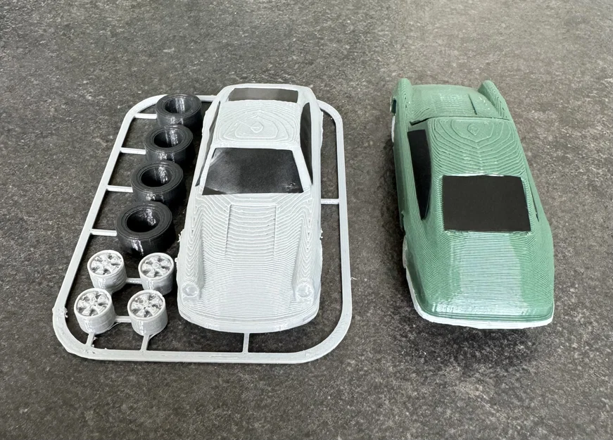 Mô hình lắp ráp xe Porsche 911 Kit Card cực chất cho người mê in 3D - Image 3