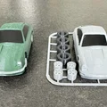 Mô hình lắp ráp xe Porsche 911 Kit Card cực chất cho người mê in 3D - Thumbnail 7