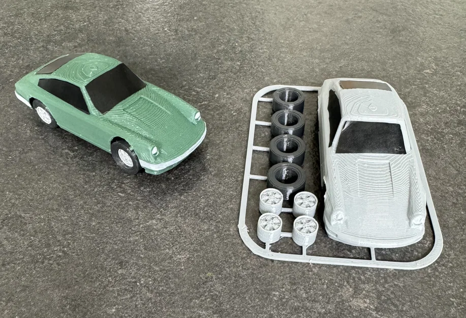 Mô hình lắp ráp xe Porsche 911 Kit Card cực chất cho người mê in 3D - Image 8