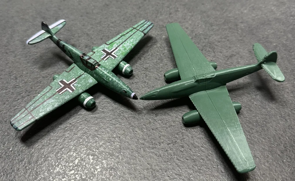 Messerschmitt Me 262 kit card – thẻ kit lắp ráp - Image 2