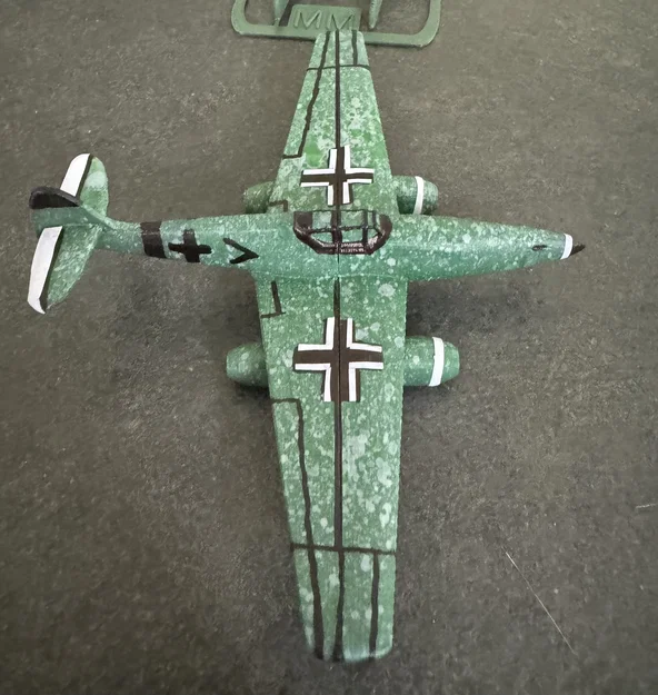 Messerschmitt Me 262 kit card – thẻ kit lắp ráp - Image 3