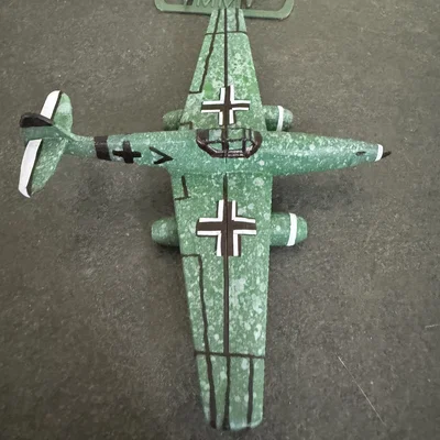 Messerschmitt Me 262 kit card – thẻ kit lắp ráp