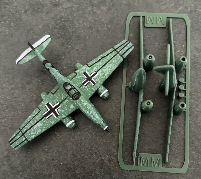 Messerschmitt Me 262 kit card – thẻ kit lắp ráp - Image 5