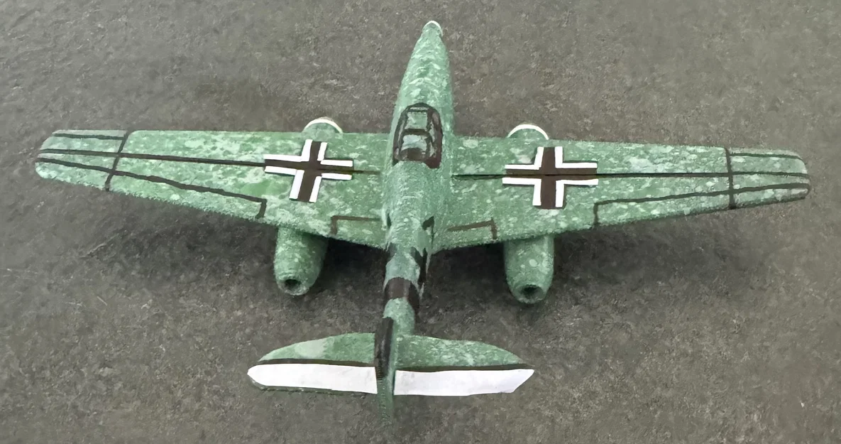 Messerschmitt Me 262 kit card – thẻ kit lắp ráp - Image 6