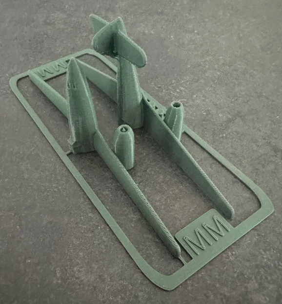 Messerschmitt Me 262 kit card – thẻ kit lắp ráp - Image 7