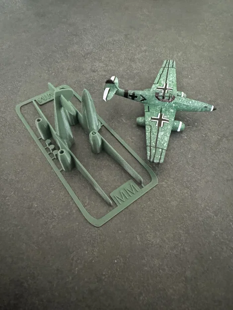 Messerschmitt Me 262 kit card – thẻ kit lắp ráp - Image 12