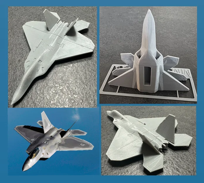 Mô hình lắp ráp máy bay chiến đấu F-22 (Kit Card) ấn tượng - Image 1