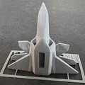 Mô hình lắp ráp máy bay chiến đấu F-22 (Kit Card) ấn tượng - Thumbnail 9