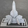 Mô hình lắp ráp máy bay chiến đấu F-22 (Kit Card) ấn tượng - Thumbnail 11