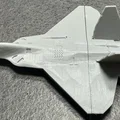 Mô hình lắp ráp máy bay chiến đấu F-22 (Kit Card) ấn tượng - Thumbnail 14