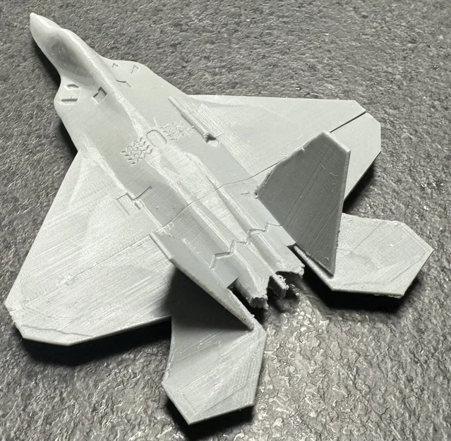 Mô hình lắp ráp máy bay chiến đấu F-22 (Kit Card) ấn tượng - Image 21