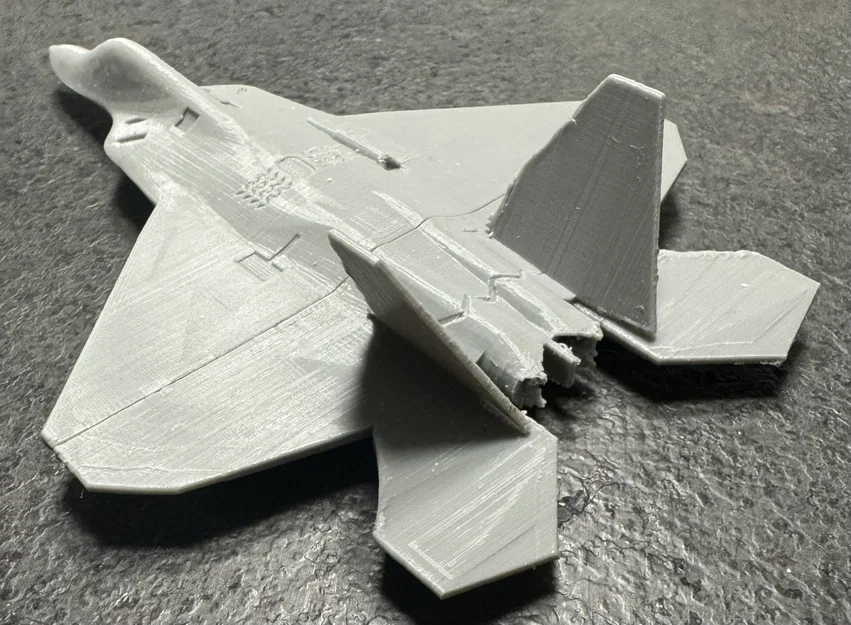 Mô hình lắp ráp máy bay chiến đấu F-22 (Kit Card) ấn tượng - Image 25