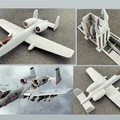 Mô hình lắp ráp máy bay A-10 Thunderbolt 3D dạng Kit Card - Thumbnail 1