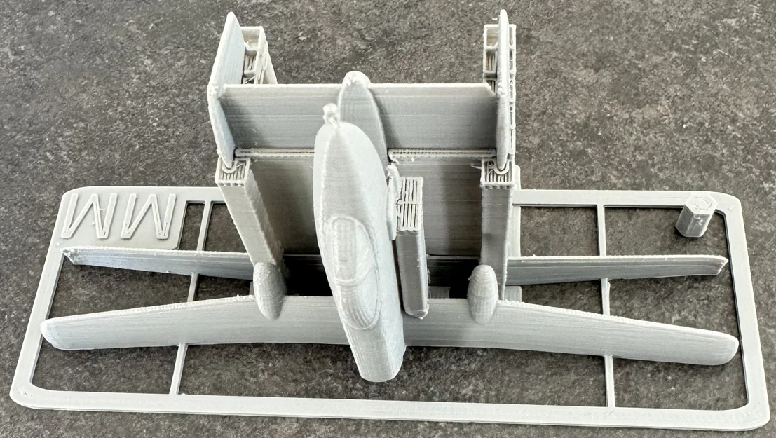 Mô hình lắp ráp máy bay A-10 Thunderbolt 3D dạng Kit Card - Image 4