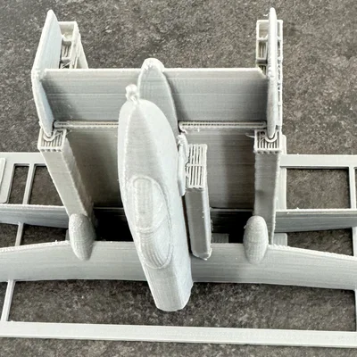 Mô hình lắp ráp máy bay A-10 Thunderbolt 3D dạng Kit Card