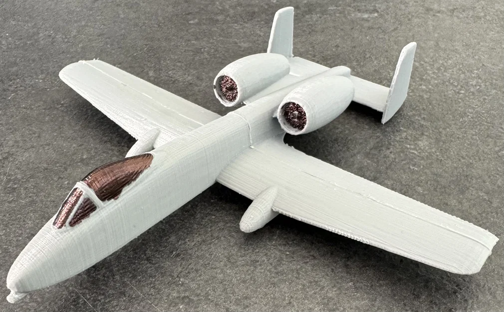 Mô hình lắp ráp máy bay A-10 Thunderbolt 3D dạng Kit Card - Image 8