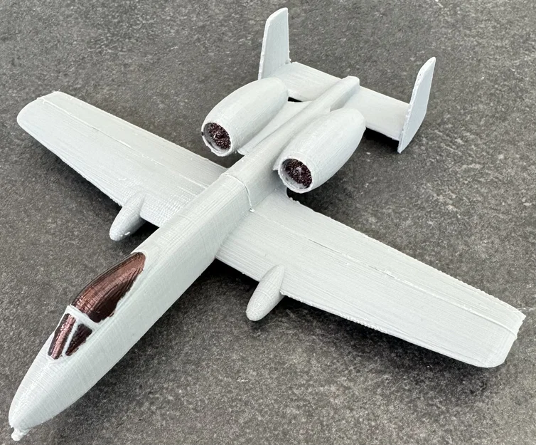 Mô hình lắp ráp máy bay A-10 Thunderbolt 3D dạng Kit Card - Image 11