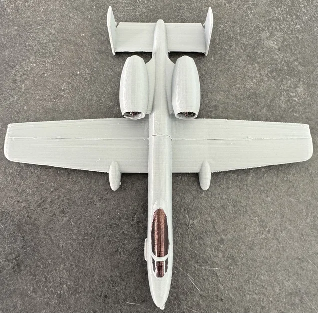 Mô hình lắp ráp máy bay A-10 Thunderbolt 3D dạng Kit Card - Image 12