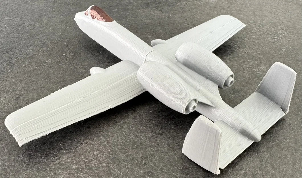 Mô hình lắp ráp máy bay A-10 Thunderbolt 3D dạng Kit Card - Image 13