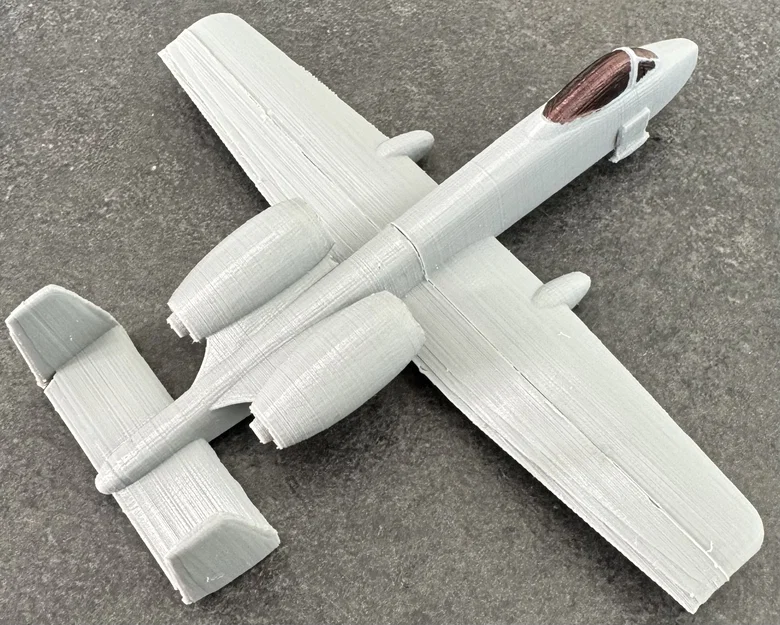 Mô hình lắp ráp máy bay A-10 Thunderbolt 3D dạng Kit Card - Image 14