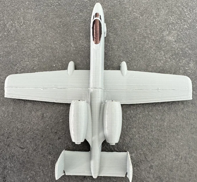 Mô hình lắp ráp máy bay A-10 Thunderbolt 3D dạng Kit Card - Image 15