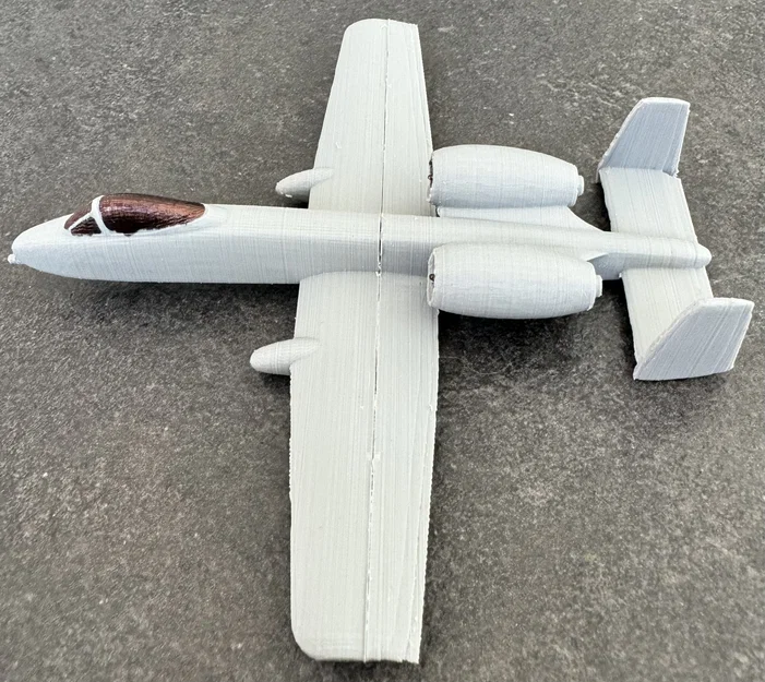 Mô hình lắp ráp máy bay A-10 Thunderbolt 3D dạng Kit Card - Image 16