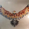 Tranh treo tường đại bàng hình học (Geometric eagle wall art) - Thumbnail 2