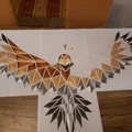 Tranh treo tường đại bàng hình học (Geometric eagle wall art) - Thumbnail 8