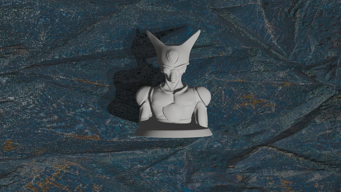 Tượng Bán Thân Cell Dragon Ball Z #2 Tối Ưu Cho In 3D - Image 1