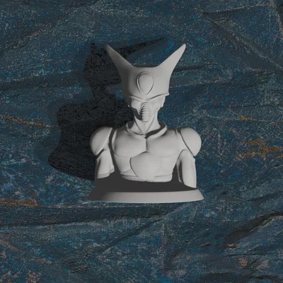 Tượng Bán Thân Cell Dragon Ball Z #2 Tối Ưu Cho In 3D