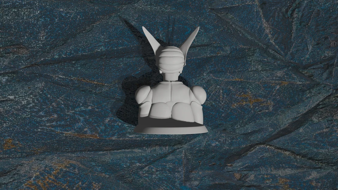 Tượng Bán Thân Cell Dragon Ball Z #2 Tối Ưu Cho In 3D - Image 3