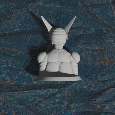 Tượng Bán Thân Cell Dragon Ball Z #2 Tối Ưu Cho In 3D