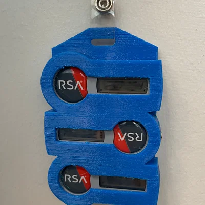 Giá đỡ Badge & RSA Token (TPU, dạng modular)