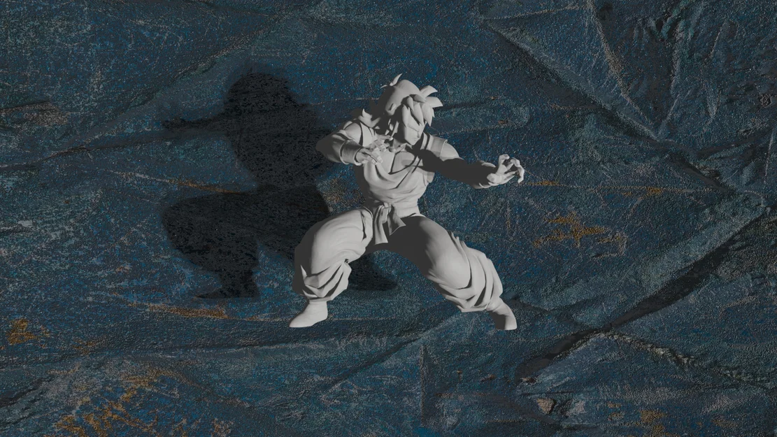 Yamcha Dragon Ball Z #3 Tối ưu cho 3D Printing - Image 1