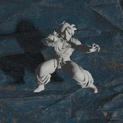 Yamcha Dragon Ball Z #3 Tối ưu cho 3D Printing