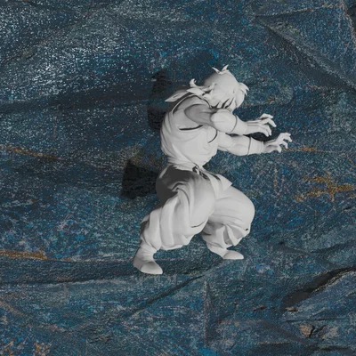 Yamcha Dragon Ball Z #3 Tối ưu cho 3D Printing