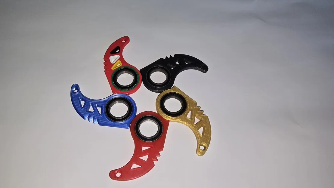 Đồ chơi xoay ngón tay Key Fliper (MMU) - Thiết kế 3D độc đáo - Image 1