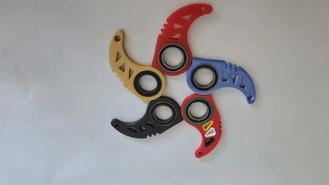 Đồ chơi xoay ngón tay Key Fliper (MMU) - Thiết kế 3D độc đáo - Image 2