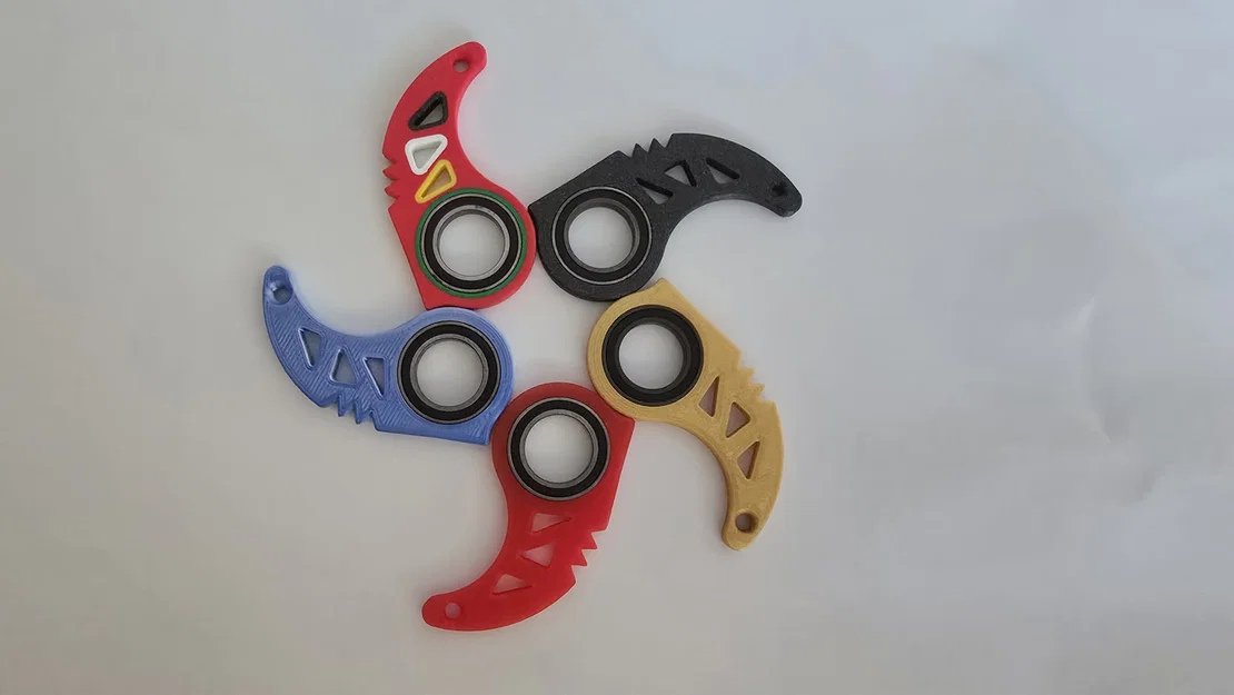 Đồ chơi xoay ngón tay Key Fliper (MMU) - Thiết kế 3D độc đáo - Image 5