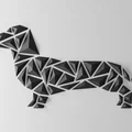 Tranh treo tường chó hình học – “Dachshund style” - Thumbnail 2